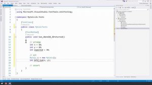 Unit тестирование в С#. Как создать Unit тест в C#