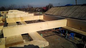 Установка мурлата, выставление кобылок и сборка короба