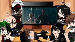 ~Suicide Squad Reacts to Harley Quinn + Birds of Prey Fight||Part 1||Gacha Club~