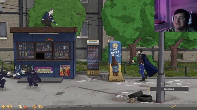 BOMJMAN стримлю игру