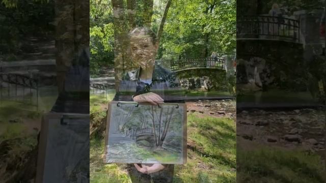 Пленэр в Центральном парке, мостик 21.07.2020 смотреть онлайн