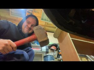 Замена ступицы с подшипником кувалдой Поло седан (СБОР на прошня с широкой юбкой в описании).