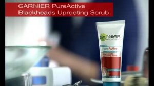 Garnier pure active scrub - fat mu makeup