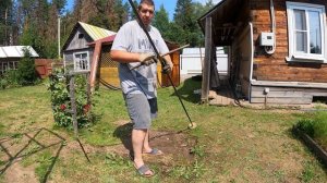 ДЕРЕВЕНСКИЕ БУДНИ 17 #. ЛЕТНИЙ ДУШ ( душевая кабинка ) своими руками #. из профильной трубы и бочки