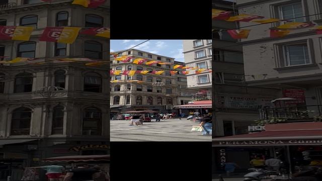 Знаменитая улица Истикляль в Стамбуле