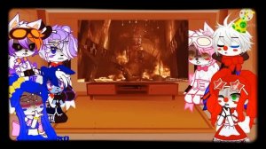 Sister Location react to Other Pizzerias/// Part 3/// Fnaf 3