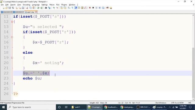 #phptutorial11 | how to fetch data from checkbox and radio button in php | checkbox and radio butto