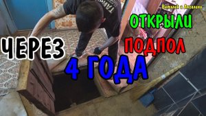 КОПАЕМ ОГОРОД / ПОСАДИЛИ КАРТОШКУ / ВСКРЫЛИ ПОДПОЛ ЧЕРЕЗ 4 ГОДА
