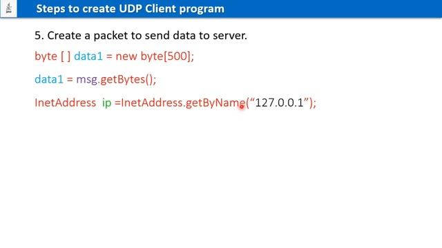 UDP SOCKET PROGRAMMING (CLIENT) | NETWORK PROGRAMMING | JAVA смотреть онлайн