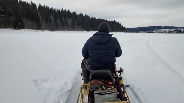 Самодельный снегоход на гусенице смотреть онлайн