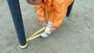 Закачка бицепса бедра с резиной