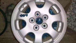 Полировка автомобильных дисков, Галтовка 750 (с футеровкой)