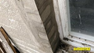 Восстановление оконных проемов, ровный угол из кирпича, идеальные откосы окна дачного дома.doRABOTK