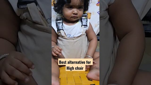 Best alternative for high chair #highchair #baby seat belt