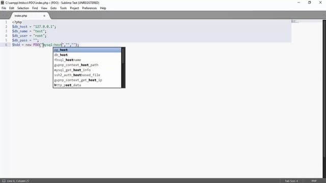 PHP PDO connexion - TUTORIEL PHP MYSQL смотреть онлайн