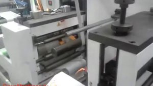 Машина ротационной трафаретной печати с горячим тиснением и ротационной резкой на листы с выводом и