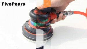 Пневматическая полировочная шлифовальная машинка FivePears.  Видео Алиэкспресс