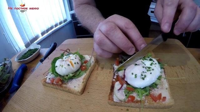 Учимся готовить  Яйца Пашот. Картошка по-Итальянски с Брусчетта. Делаем Чесночное масло.