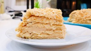 Просто ДОБАВЬТЕ СГУЩЕНКУ в крем и НАПОЛЕОН будет еще ВКУСНЕЕ