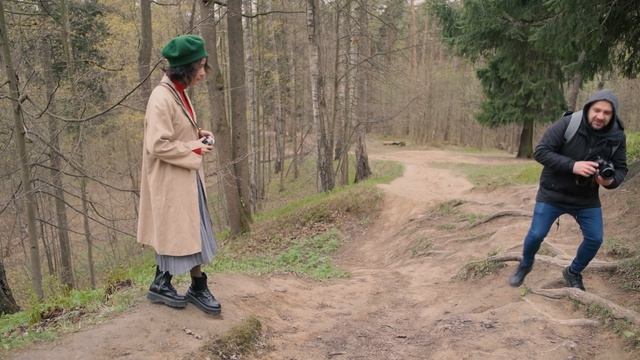 СЪЕМКА портрета В ЛЕСУ?. КРУТОЙ УРОК по фотографии.