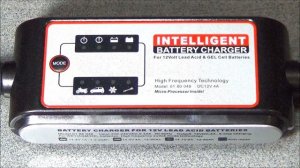 Зарядное устройство CARSTEL INTELLIGENT 01.80.048, АВТОМАТ, для кислот и гел. батарей 12В