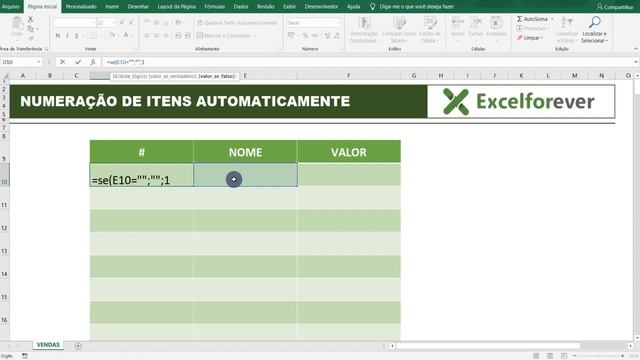 Numerar itens de forma automática no Excel смотреть онлайн