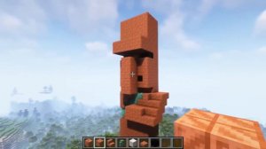 Статуя свободы в майнкрафте