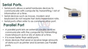 Computer Ports | Types of ports | Basic Computer Technology