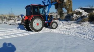 #Т-40, с кабиной ЮМЗ. ("Первый мороз, первый пуск, первая поломка.")