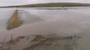 Крымъ 4К: Грязевое озеро Чокракъ подъ Керчью