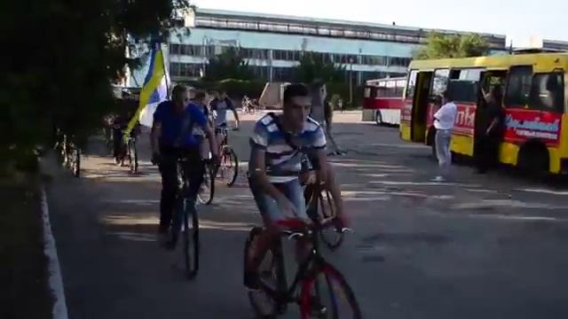 Велопробег ко Дню Независимости! Павлоград! смотреть онлайн