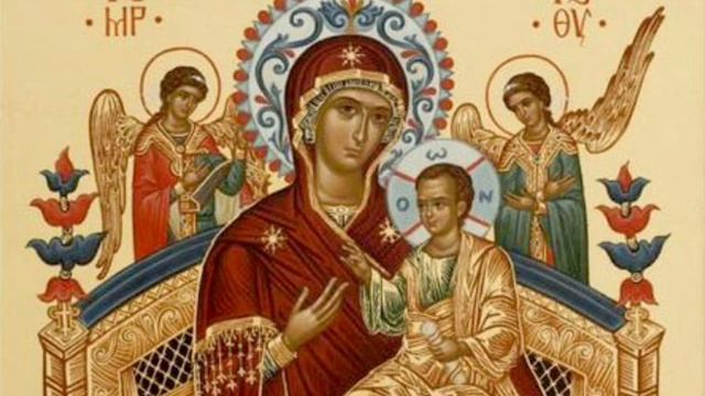Молебен с акафистом Божией Матери перед Ее иконою «Пантанасса» (Всецарица)
