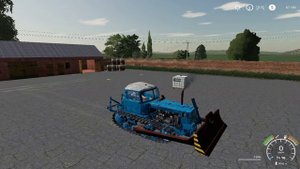 обзор Мод ДТ-75 Казахстан с отвалом версия 1.3 для Farming Simulator 2019