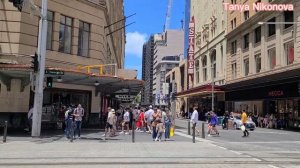 Дорога из аэропорта Сидней в центр города к отелю Свиссотель. Новогодние каникулы в Австралии 2023.