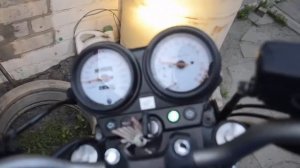 Honda CB 600 F Hornet холодный пуск и работа двигателя