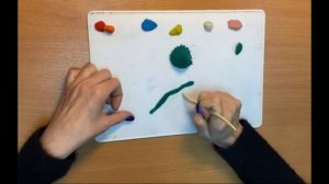 Новогодняя ёлочка из пластилина