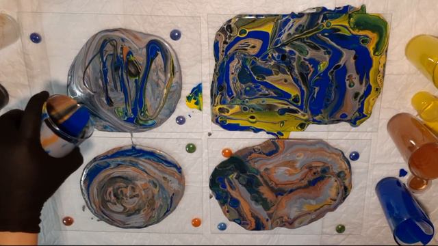 Акриловая заливка (из стекла на стекло) смотреть онлайн