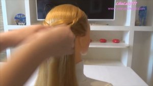Прическа в школу на длинные и средние волосы самой себе/Прическа с косами?Hairstyles for school
