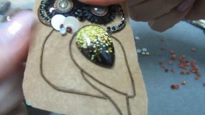 Брошь СОВА, красивая брошь своими руками! Brooch owl!
