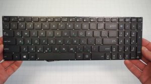 Арт.: 011162. Клавиатура для ноутбука Asus X502, X502CA, X502C, (Плоский Enter) Black