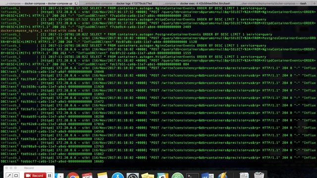 Docker-Monitor Microservice QuickDemo смотреть онлайн
