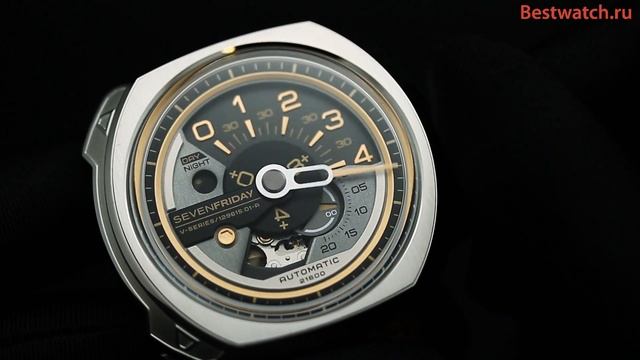 Механические часы с автоподзаводом SEVENFRIDAY V2-01 смотреть онлайн
