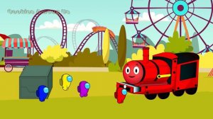 Among Us Collection vs All Choo Choo Charles, Train Eater | AMONG US ANIMATION