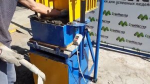 Вибропресс для производства блоков,тротуарной плитки,бордюров.