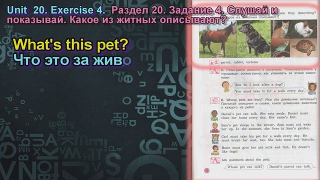 4 задание. 20 раздел 3 класс учебник Вербицкая Английский язык Forward смотреть онлайн