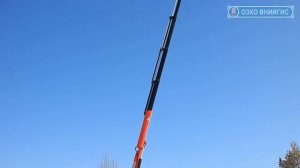 Подъемник ПКС с гидравлическим приводом лебедки под кабель и проволоку, с краном манипулятором