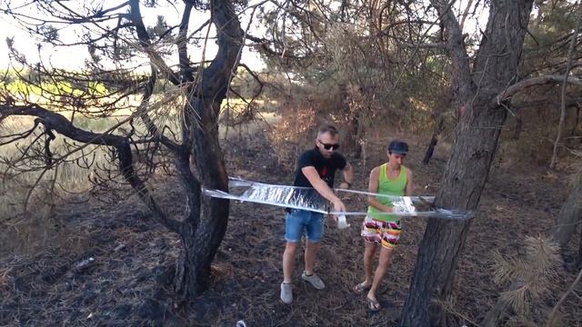 Делаю гамак из скотча смотреть онлайн