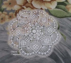 САЛФЕТКА "НЕЖНОСТЬ" КРЮЧКОМ. ЧАСТЬ 1