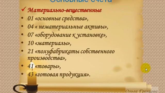 4. счета бухгалтерского учета