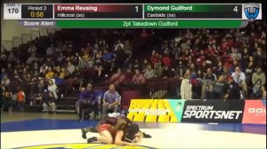 2017 CIF Girls Wrestling FINALS - 170 lbs Dymond Guilford vs Emma Reusing